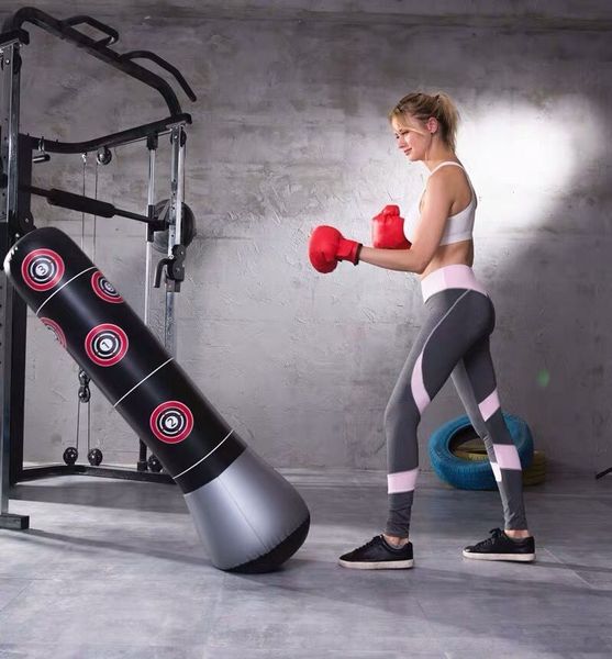 

cdmhg boxing sandbag inflatable indoor household boxing sandbag three-dimensional martial arts inflatable venting gym hand training fitness
