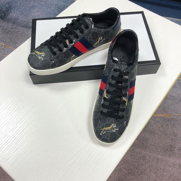 

2020l new trend leather casual shoes men and women outdoor sports shoes fashion personality wild party couple shoes, size 35-451, Black