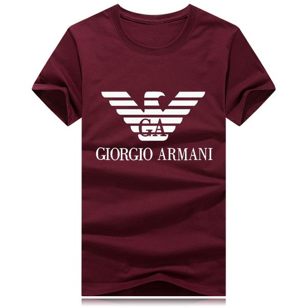 

luxury designer fashion summer short t shirt men brand clothing cotton comfortable male t-shirt print tshirt men clothing plus arm̴ani, White;black
