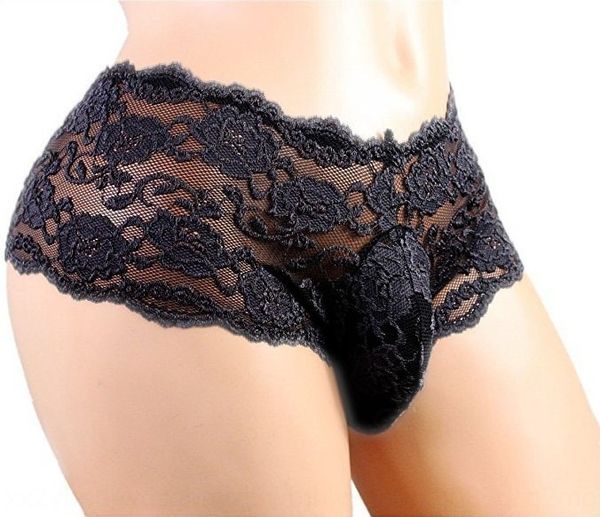 

fashion men's underwear lace lace underwear nightclub stage ds performance new, Black;white