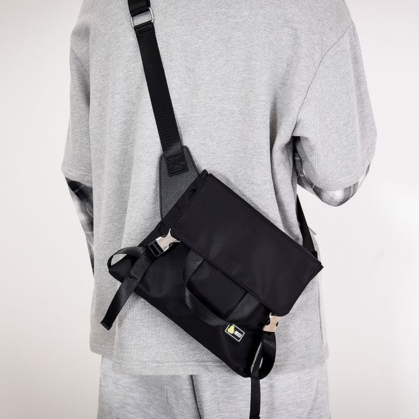 

japanese tooling bag messenger bag men's fashion brand hip-hop ins personality boy shoulder new function men's
