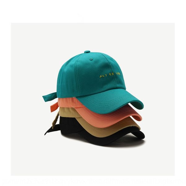 

c8bff hat women' summer simple all-match small letter embroidery baseball embroidered baseball cap men' fashion korean style lov, Blue;gray
