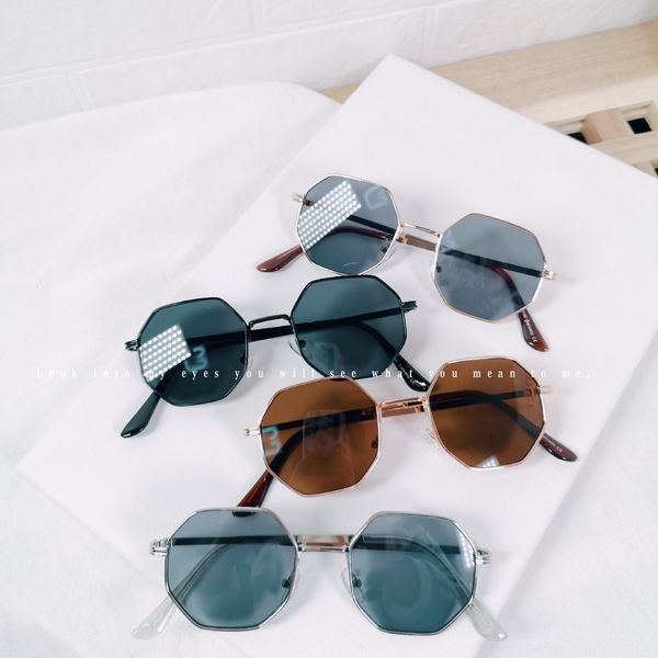 

yum1f season personalized children's colorful baby concave shape uv-proof season all-match personalized children's colorful sungla, Blue