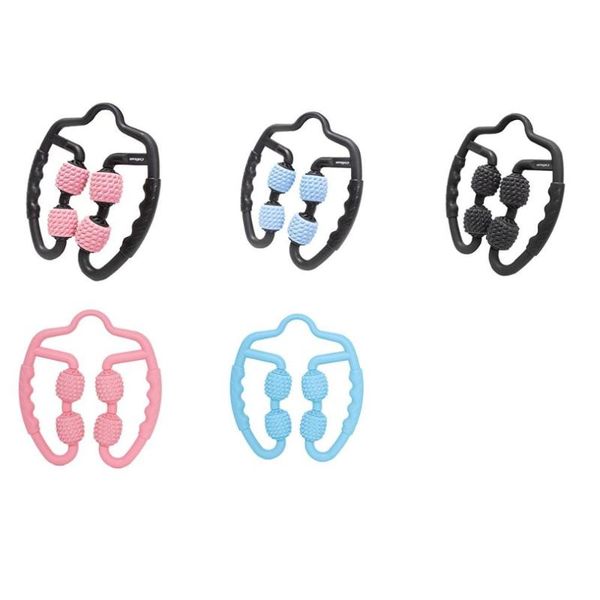 

accessories 360Â° leg muscle massager 4 wheels body shaping relaxation roller ring clamp / waist massage stick yoga fitness