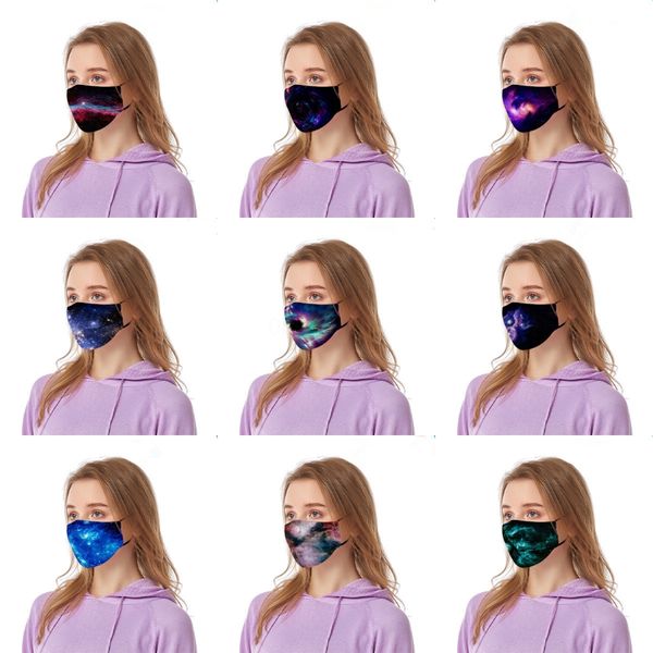 

1pc print outdoor famask dust-proof gauze breatable comfortable pattern fa maskswasable and reusable fa-mask-wasable#442