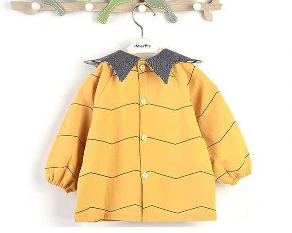 

ребенок с длинным рукавом симпатичные eating нагрудники водонепроницаемый мягкий и удобный нагрудник детская одежда аксессуары детская одежд