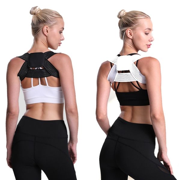 

new orthopedic support brace posture corrector perfect lower or upper back pain relief neck pain scoliosis kyphosis, Black;blue