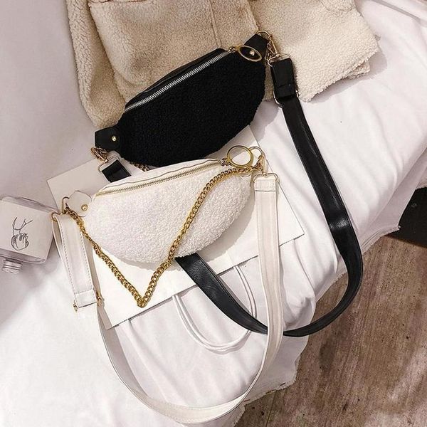 

мягкая шерсть женщина crossbody мешки плеча вскользь лето новых раковин девушка коммуникатор малый сплошной цвет сумка bolsas feminina
