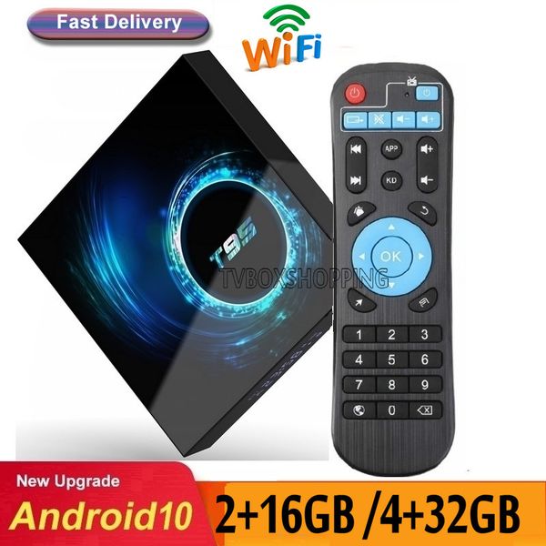 

t95 android tv box 10,0 h616 quad core 4 гб + 32 гб поддеѬжка 2.4g wifi 6k каа де в андѬоид pk x96 air a95xf3