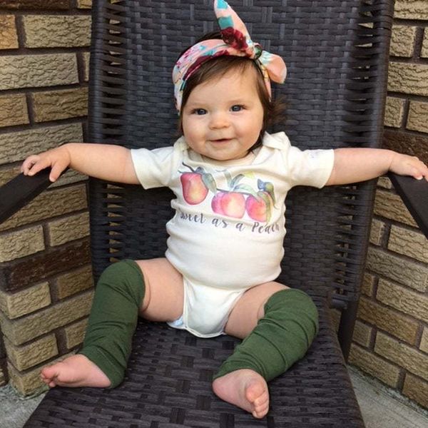

sweet as a peach baby boys girls infant bodysuit toddler summer short sleeve bodysuits casual onesie drop ship, Blue