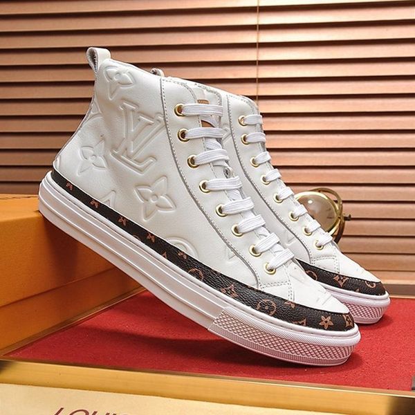 

fast delivery stellar sneaker boot mens shoes calzado deportivo para hombre vintage fashion classic style shoes luxury lace -up men boots, Black