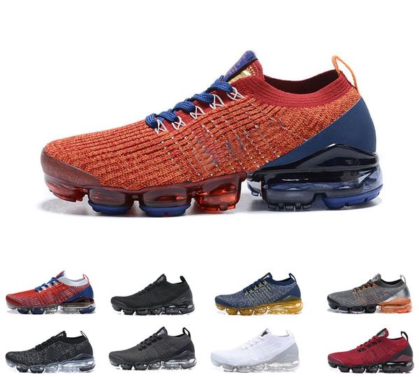 

2019 высокое качество женщины мужчины кроссовки fly 3 3,0 knit тройной черный белый серый спортивная обувь кроссовки правда mesh кроссовки 3