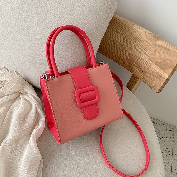 

женщины элегантные сумки tote новые тенденции моды сумка цвета контраста простой портативный brands роскошная crossbody сумки
