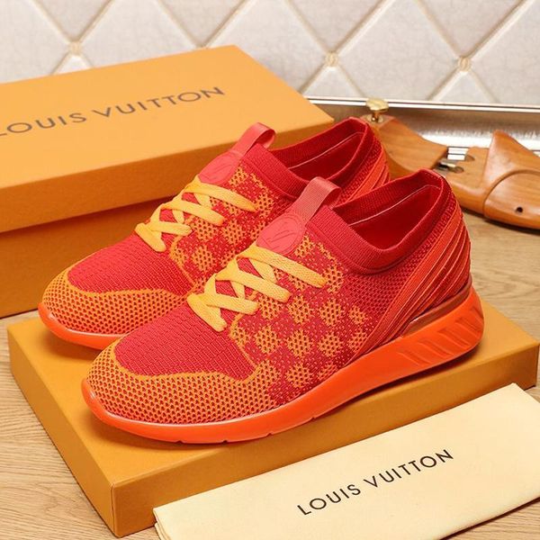 

men sneaker shoes luxury rubber soles breathable casual shoes for men chaussures pour hommes mesh fabric design luxury men shoes sale