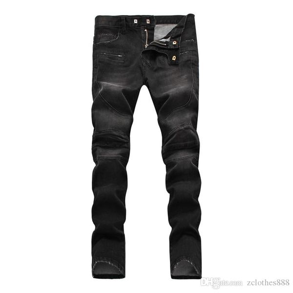 

2020 new mens designer jeans hip hop mens designer clothes new fashion distressed ripped skinny denim mens joggers, Blue