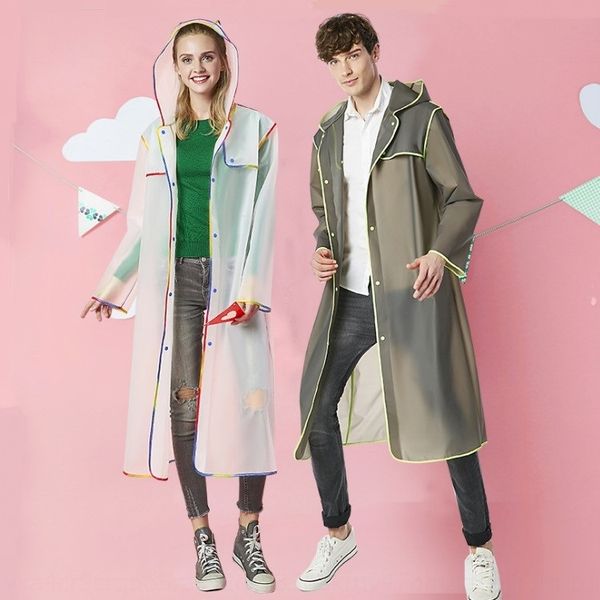 

ева прозрачный евы плаща утолщенная мода покрыта долго открытый взрослый туризм путешествия плаща утолщенной, Black