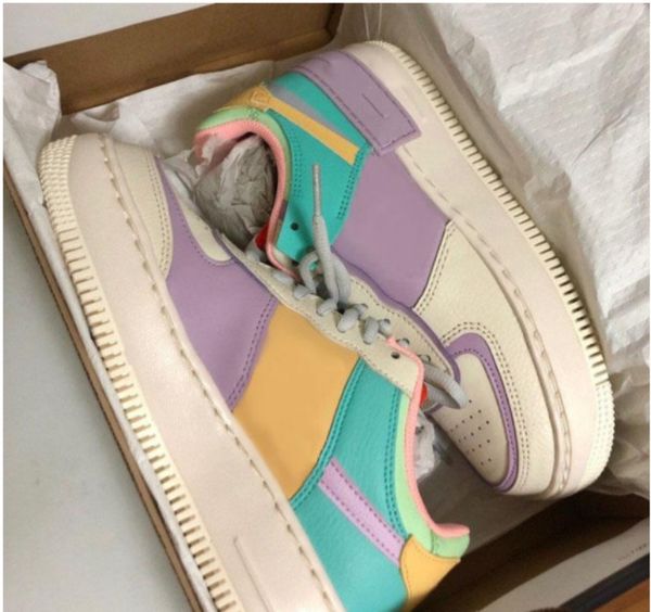 

2020 mens women platform fashion sneakers shadow pale ivory black white volt magic flamingo total orange wheat sports sneakers trainers