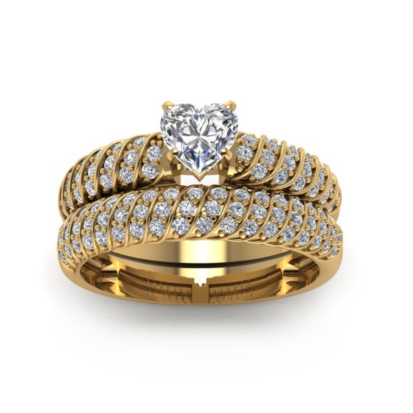

горячие продажи простые моды персик сердца циркон кольцо пара anniversary engagement gift ring cne быстрая доставка, Golden;silver