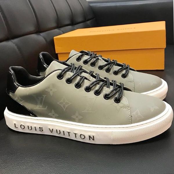 

luxury мужская обувь кроссовки вскользь lace -до мода кроссовки walking zapatos de hombre мужская обувь мода тип time out sneaker корабль па, Black