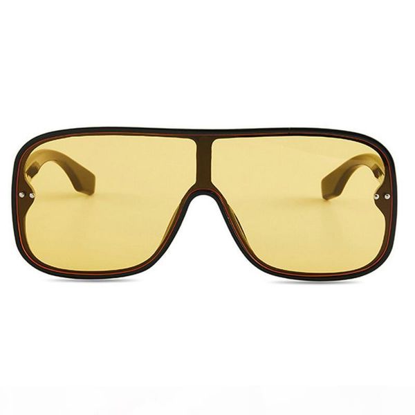 

oversized square sunglasses women fashion gradient sunglasses men glasses ladies eyewear fml, White;black
