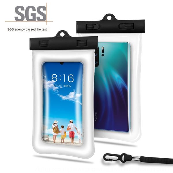 

swimming diving products mobile phone waterproof floating air bag inflatable tpu mobile phone waterproof bag