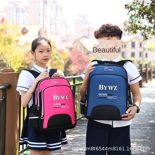 

new korean style schoolbag for pupils bag backpack boys and girls 1-3-6 grade children backpack tutorial training class