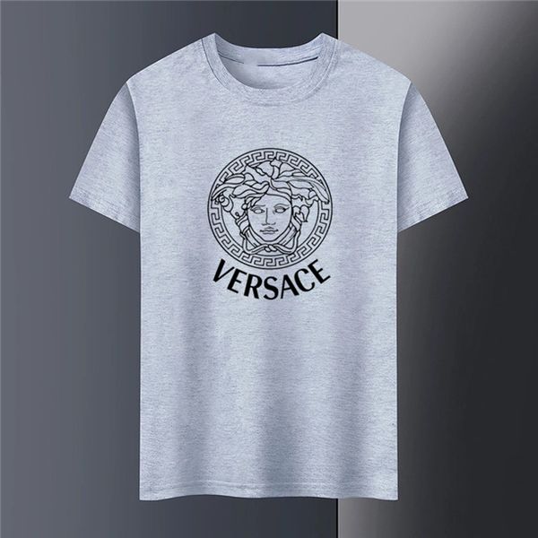 

luxury mens designer t shirt men women couples casual short sleeve mens round neck tees 8 colors ing, White