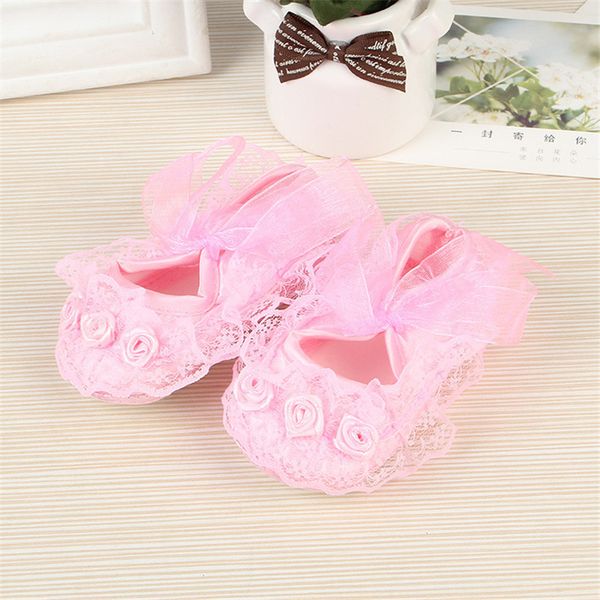 

2020 new baby girl shoes toddler shoes lace soft-soled for 1-24 months