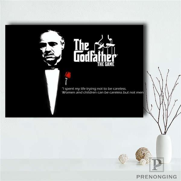 

Classic Movie Gangsters Godfather Movie Custom Room Canvas Painting Wall Art Picture for Living Room Home Decor (No Frame)