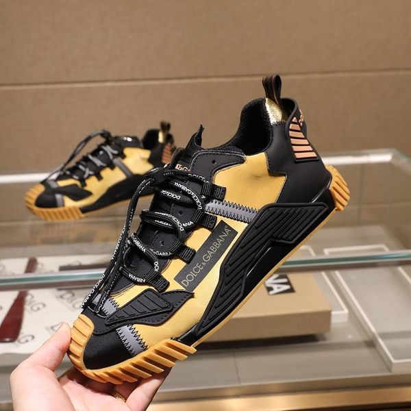 

185 brand designer high-quality men's casual sports shoes, outdoor casual shoes, with original box packaging size 38--45, Black