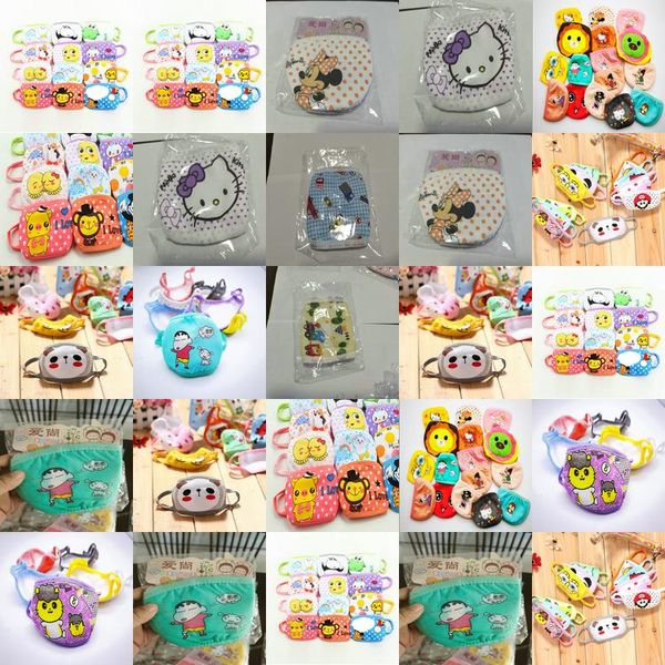 

cartoon kids face mask cubrebocas tapabocas cloth face masks cute dust masks childrens baby mask cotton double dust mask rabbit lyhpshop yiq