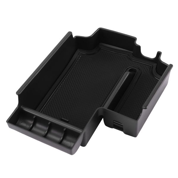 

car organizer center console armrest storage box tray anti-slip mats for 5 series accessories