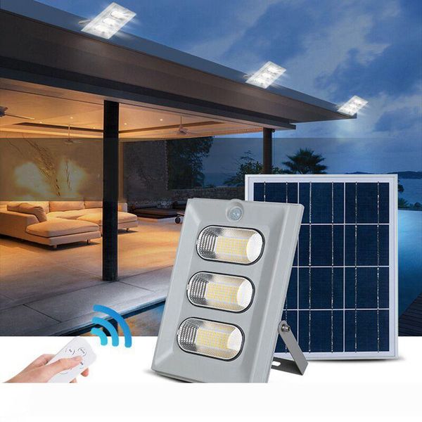 

edison2011 6pcs ctn outdoor led solar floodlight pir 100w 150w solar flood light waterproof ip67 solar garden lights with remote control
