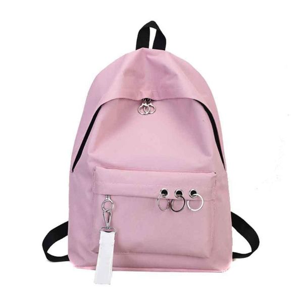 

women oxford cloth shoulder bag backpacks waterproof school travel bags for teenagers girls solid color lapbackpack