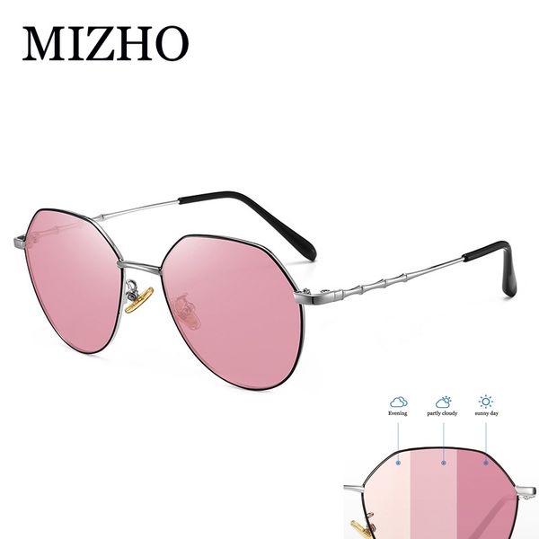 

mizho 2020 new all-weather snow light pchromic sunglasses women polarized vision clear computer glasses driver ladies eyewar, White;black