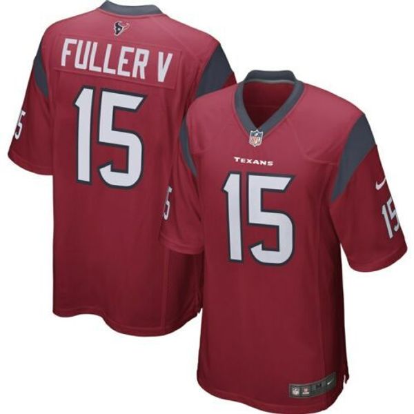 

will fuller v #15 men's xs-5xl stitched football jerseys, Gray
