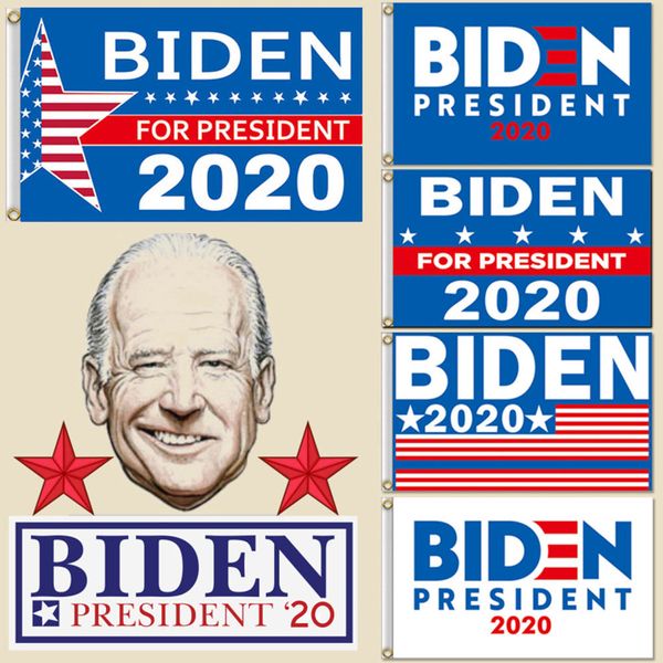 

150*90cm biden vs trump election flags 2020 keep american great again polyester printing flags joe biden president election decor dhc262