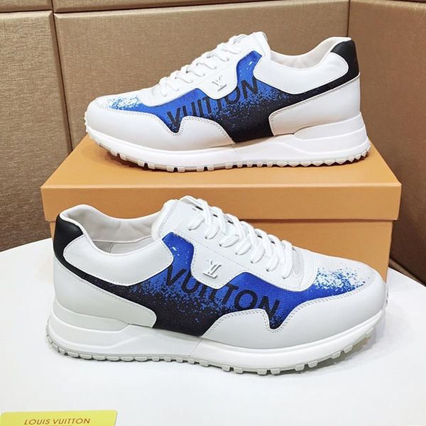 

casual mens shoes trainer flats fashion sneakers footwear platform zapatos de hombre with original box run away sneaker mens shoes luxury, Black