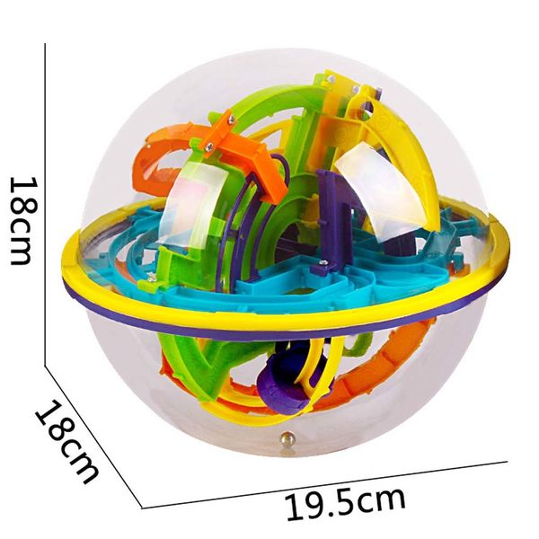 

3d maze замок логика большой бал обучающие магия интеллекта головоломка игра шарики 100-299 шаги kid игрушки y200414