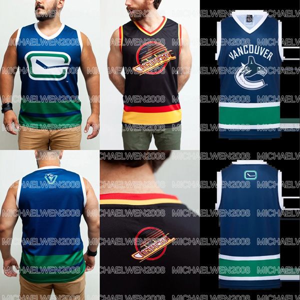 

vancouver canucks tank jerseys elias pettersson j.t. miller brock boeser bo horvat alexander edler quinn hughes josh leivo sutter virtanen, Black;red