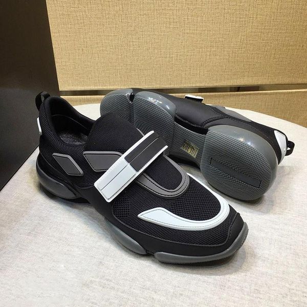 

cloudbust sneakers mens shoes breathable outdoor walking footwears low plus size hook &loop casual men shoes chaussures pour hommes, Black