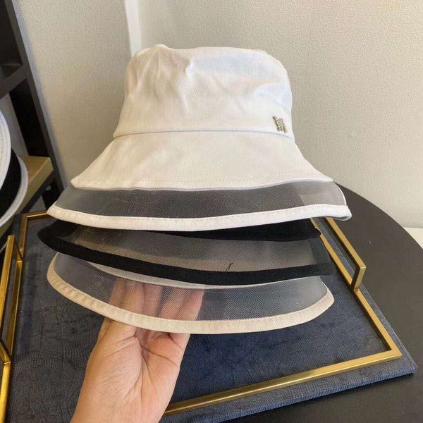 

the latest fashion designer bucket cap for mens womens classic foldable caps outdoor sports sunscreen fisherman hat wholesa 002, Blue;gray