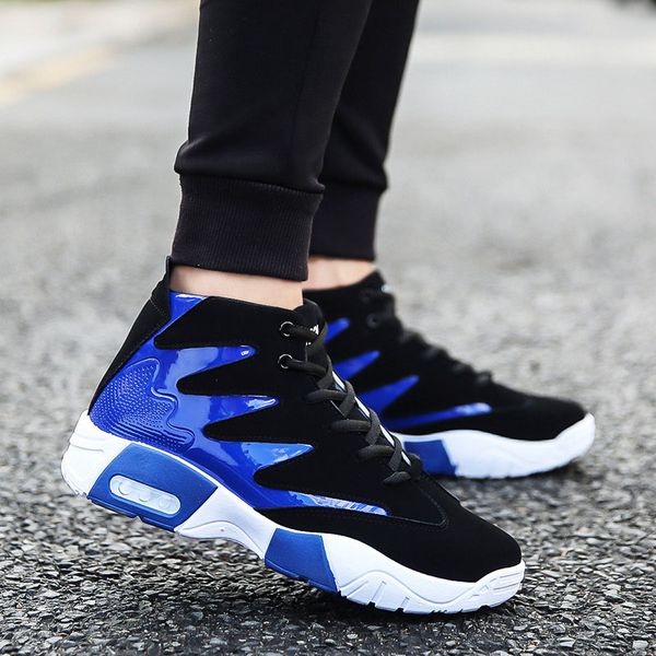

spring and summer men's shoes trend students black and white color matching korean trend casual shoes men 40~45