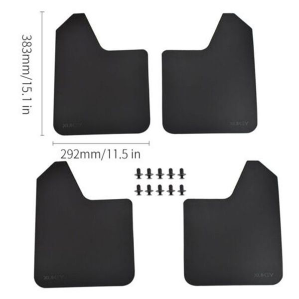 

useful 4pcs/set dirtboard splash guard fender mudflap universal mud flaps splash guards mudguards carbon fiber protect