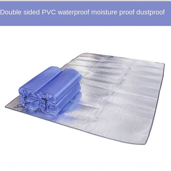 

outdoor double-sided aluminum film moisture-proof camping tent meal meal camping picnic floor mat baby crawling mat tent matching