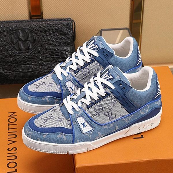 

luxury mens shoes casual luxury fashion trainers sneakers casual shoes with box chaussures homme sports shoes men flats sale 55