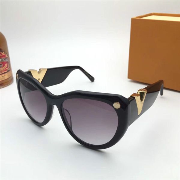 

2020 new fashion sunglasses 0902 cat frame simple popular style uv400 protection wholesale eyewear superior quality glasses, White;black