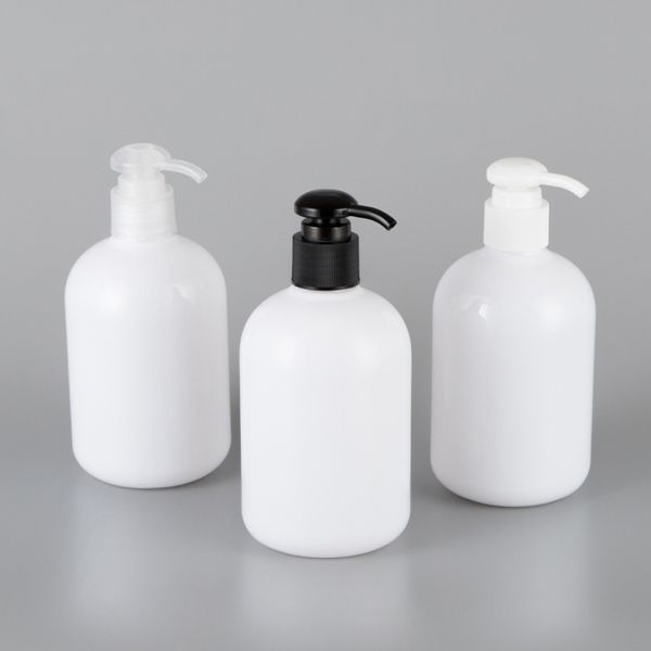 

350ml x 10pc empty lotion pump plastic bottles shampoo shower gel lotion cream container with pump pet bottles for personal care