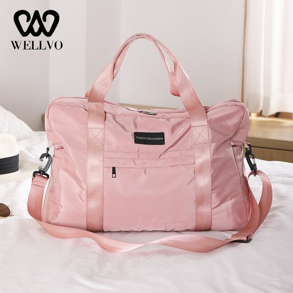 

multifunction travel bags for women waterproof fitness bag weekend storage bag sac de foldable big packing duffle bags xa303wb