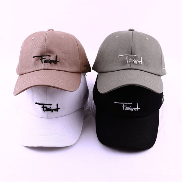 

faint letter embroidery new hip-hop baseball korean fashion men' and women' baseball personalized all-match cap hip-hop cap, Blue;gray
